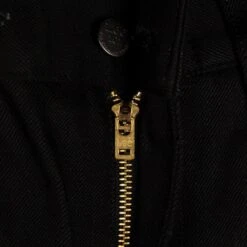 Lee 101z Jeans: Dry 14oz (Black) -Aero Leathers lee 101z jeans dry 14oz black 5