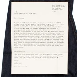 Levi's® 501XX® 1937 - RIGID (Deadstock US Made Cone Mills Denim) -Aero Leathers levi s 501xx 1937 rigid deadstock us made cone mills denim 5