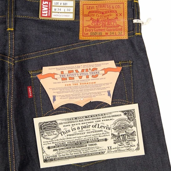 Levi's® LVC 1944 501's® Japanese Selvedge Denim (Made In Japan) 6 Levi's® LVC 1944 501's® Japanese Selvedge Denim (Made In Japan) - Image 6
