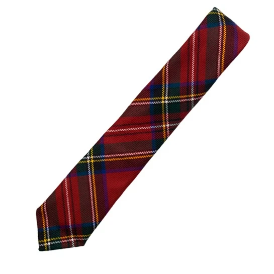 Lochcarron Tartan Wool Tie: Royal Stewart 1 Lochcarron Tartan Wool Tie: Royal Stewart