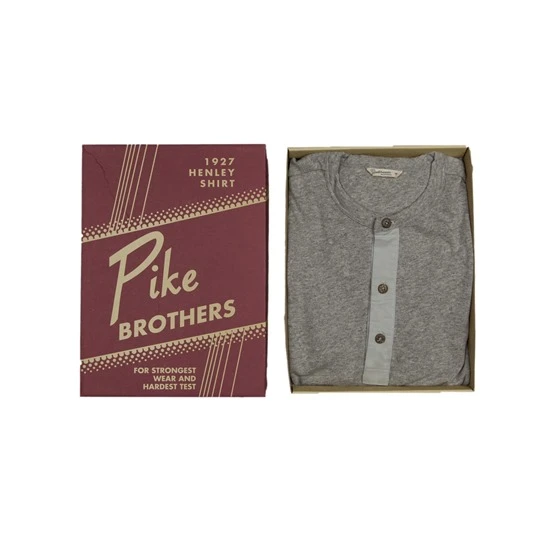 Pike Brothers 1927 Henley Shirt: Grey 6 Pike Brothers 1927 Henley Shirt: Grey - Image 6