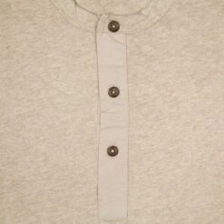 Pike Brothers 1927 Henley Shirt: Oatmeal -Aero Leathers pike brothers 1927 henley shirt oatmeal 3