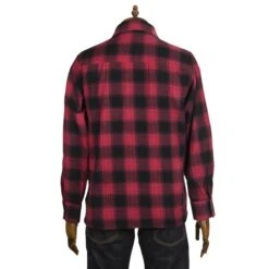 Pike Brothers 1937 Roamer Shirt Red Check Flannel -Aero Leathers pike brothers 1937 roamer shirt red check flannel 2