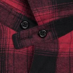 Pike Brothers 1937 Roamer Shirt Red Check Flannel -Aero Leathers pike brothers 1937 roamer shirt red check flannel 3