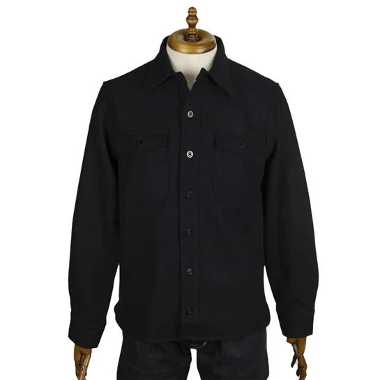 Pike Brothers 1943 CPO Shirt: Pitch Black 2 Pike Brothers 1943 CPO Shirt: Pitch Black - Image 2