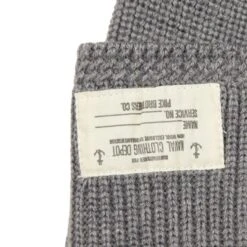 Pike Brothers 1943 USN Watch Cap: Grey -Aero Leathers pike brothers 1943 usn watch cap grey 2