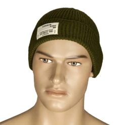 Pike Brothers 1943 USN Watch Cap: Olive -Aero Leathers pike brothers 1943 usn watch cap olive 3