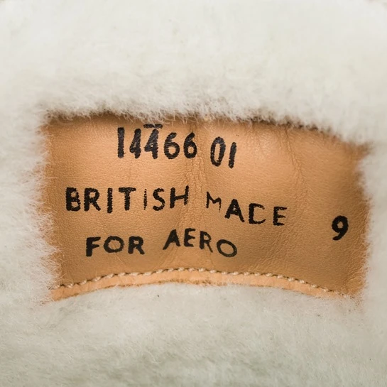 Shearling Lined Border Patrol Motorcycle Boots: Black 6 Shearling Lined Border Patrol Motorcycle Boots: Black - Image 6