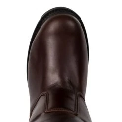 Shearling Lined Border Patrol Motorcycle Boots: Brown -Aero Leathers shearling lined border patrol motorcycle boots brown 4