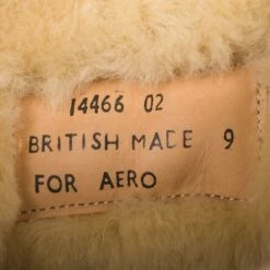 Shearling Lined Border Patrol Motorcycle Boots: Brown -Aero Leathers shearling lined border patrol motorcycle boots brown 5