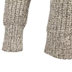 "Trawlerman" Crew Neck Sweater: Herdwick -Aero Leathers trawlerman crew neck sweater herdwick 2