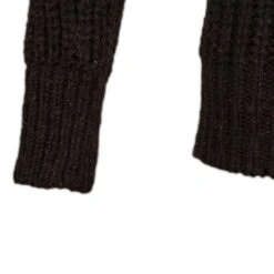 "Trawlerman" Crew Neck Sweater: The Black Welsh -Aero Leathers trawlerman crew neck sweater the black welsh 2