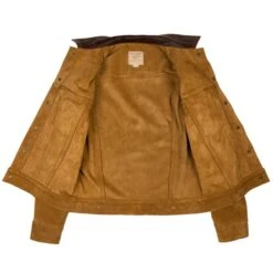 Type III Jean Jacket - Unlined Cow Suede -Aero Leathers type iii jean jacket unlined cow suede 6