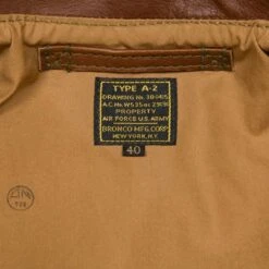 USAAF Type A-2: Bronco Contract No. W535-AC-29191 -Aero Leathers usaaf type a 2 bronco contract no w535 ac 29191 7