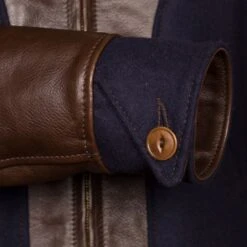 Wool And Leather Half Belt - Type I -Aero Leathers wool and leather half belt type i 4