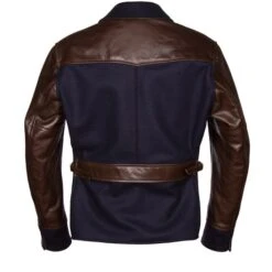 Wool And Leather Half Belt - Type II -Aero Leathers wool and leather half belt type ii 7